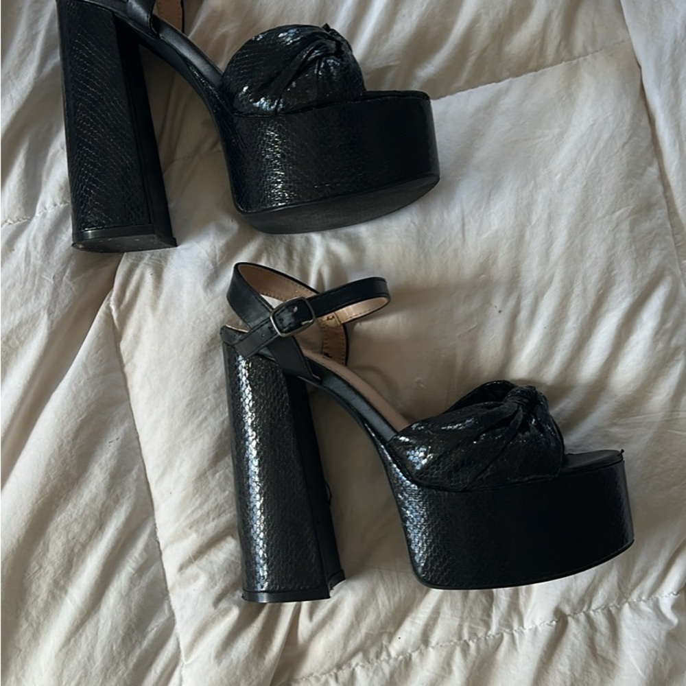 Black Platform Heels